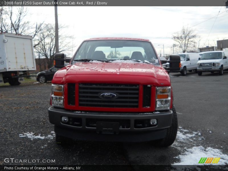 Red / Ebony 2008 Ford F250 Super Duty FX4 Crew Cab 4x4