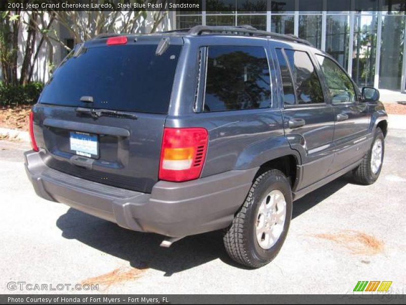 Steel Blue Pearl / Sandstone 2001 Jeep Grand Cherokee Laredo