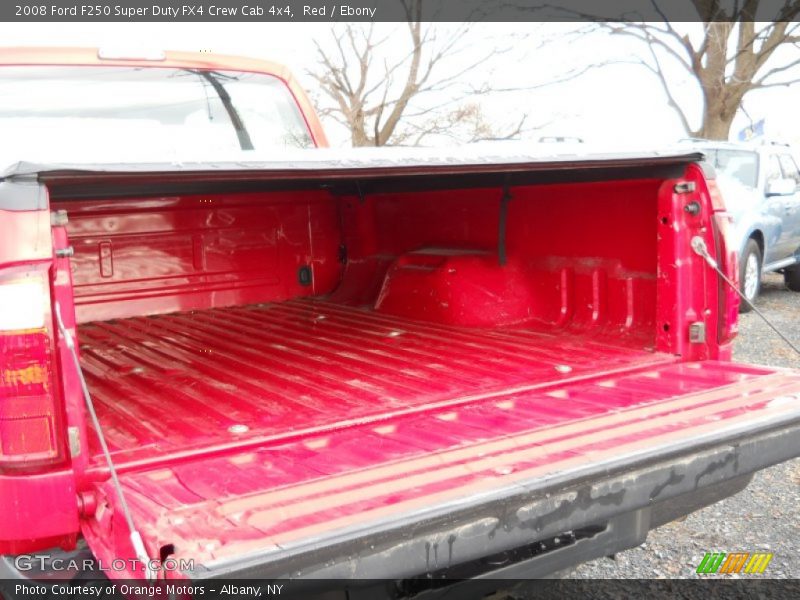 Red / Ebony 2008 Ford F250 Super Duty FX4 Crew Cab 4x4