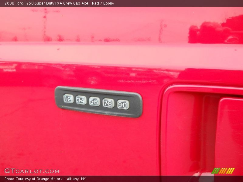 Red / Ebony 2008 Ford F250 Super Duty FX4 Crew Cab 4x4
