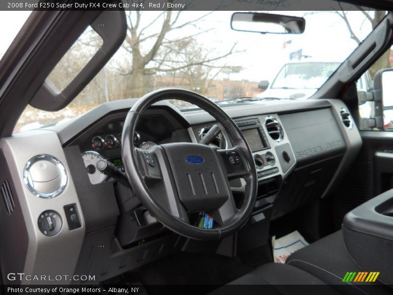 Red / Ebony 2008 Ford F250 Super Duty FX4 Crew Cab 4x4