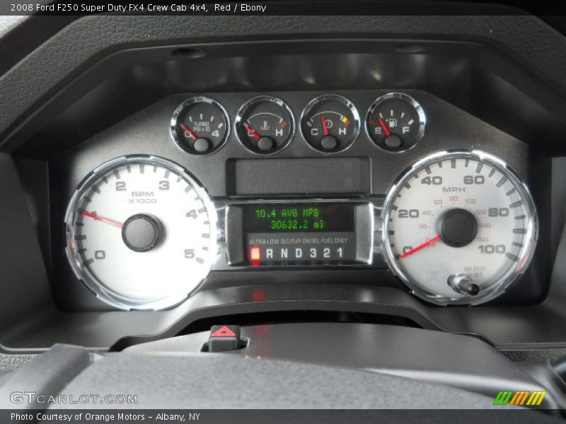 Red / Ebony 2008 Ford F250 Super Duty FX4 Crew Cab 4x4