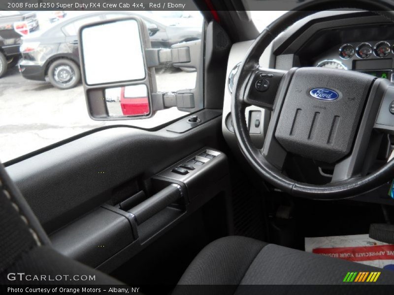 Red / Ebony 2008 Ford F250 Super Duty FX4 Crew Cab 4x4