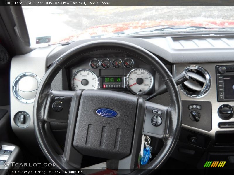 Red / Ebony 2008 Ford F250 Super Duty FX4 Crew Cab 4x4