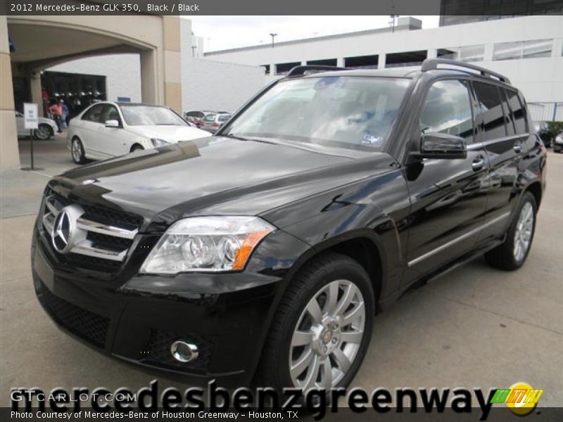 Black / Black 2012 Mercedes-Benz GLK 350