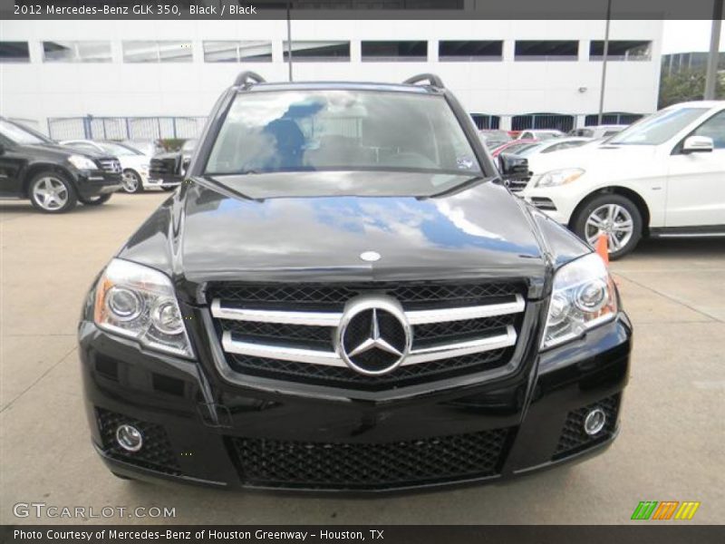 Black / Black 2012 Mercedes-Benz GLK 350