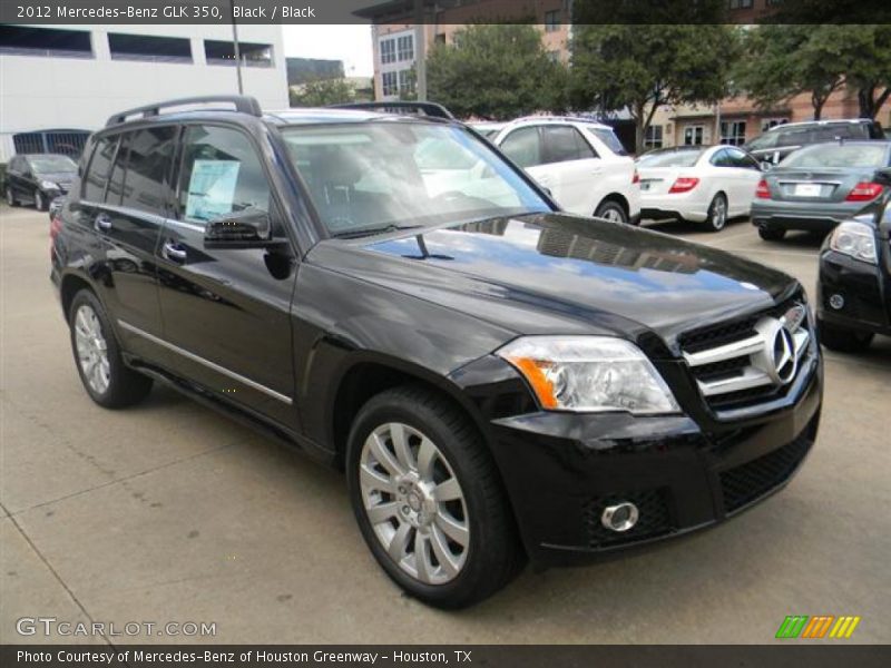 Black / Black 2012 Mercedes-Benz GLK 350