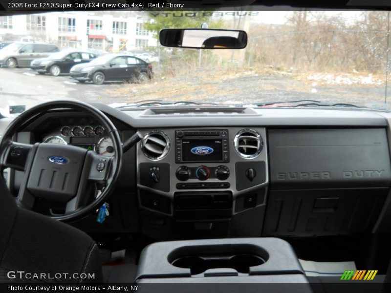 Red / Ebony 2008 Ford F250 Super Duty FX4 Crew Cab 4x4