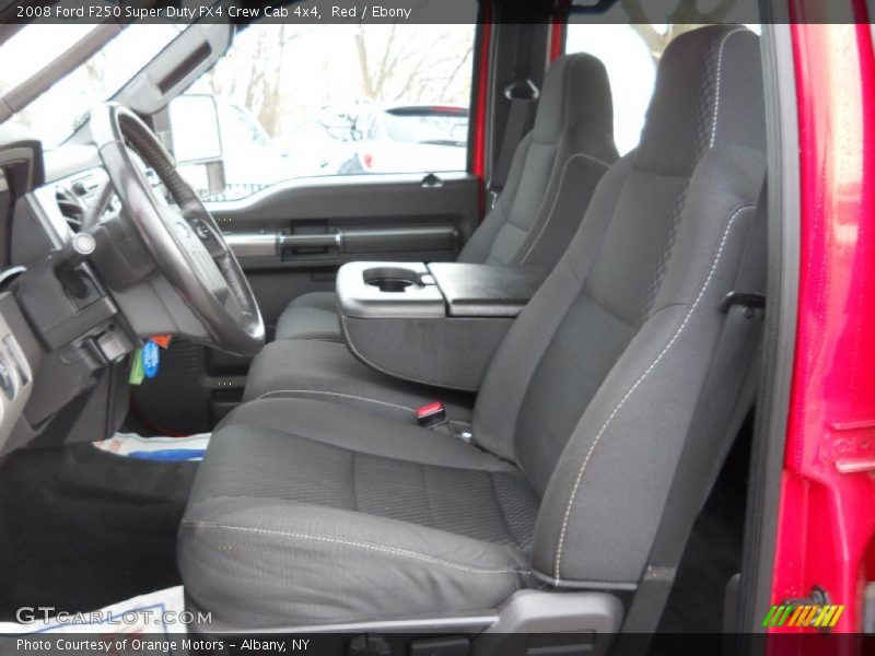 Red / Ebony 2008 Ford F250 Super Duty FX4 Crew Cab 4x4