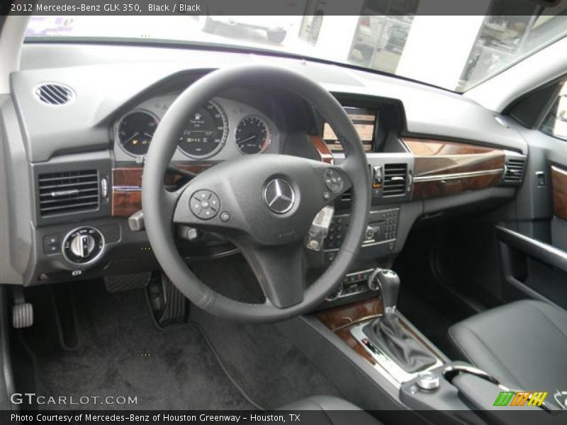 Black / Black 2012 Mercedes-Benz GLK 350