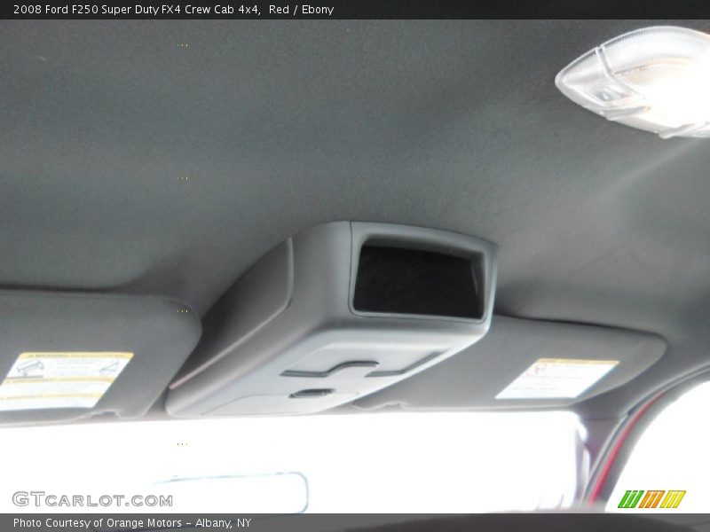 Red / Ebony 2008 Ford F250 Super Duty FX4 Crew Cab 4x4