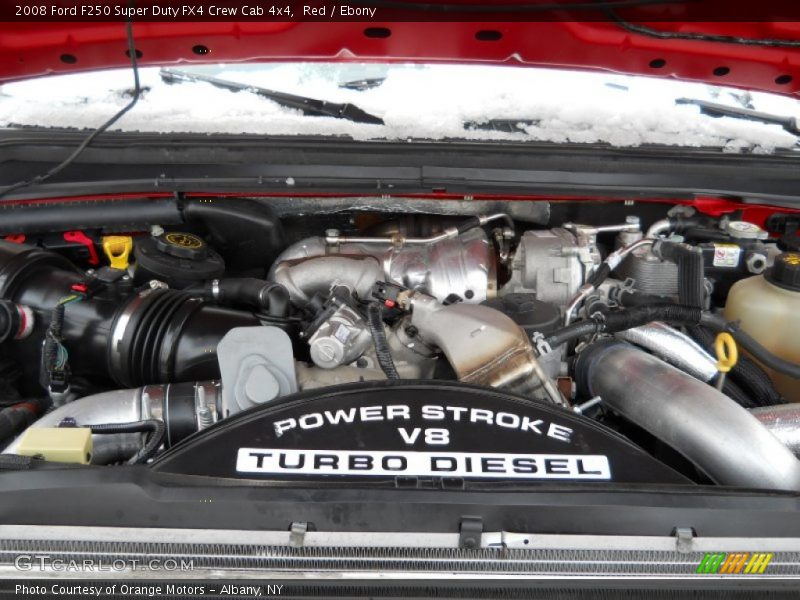 Red / Ebony 2008 Ford F250 Super Duty FX4 Crew Cab 4x4