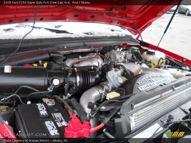 Red / Ebony 2008 Ford F250 Super Duty FX4 Crew Cab 4x4