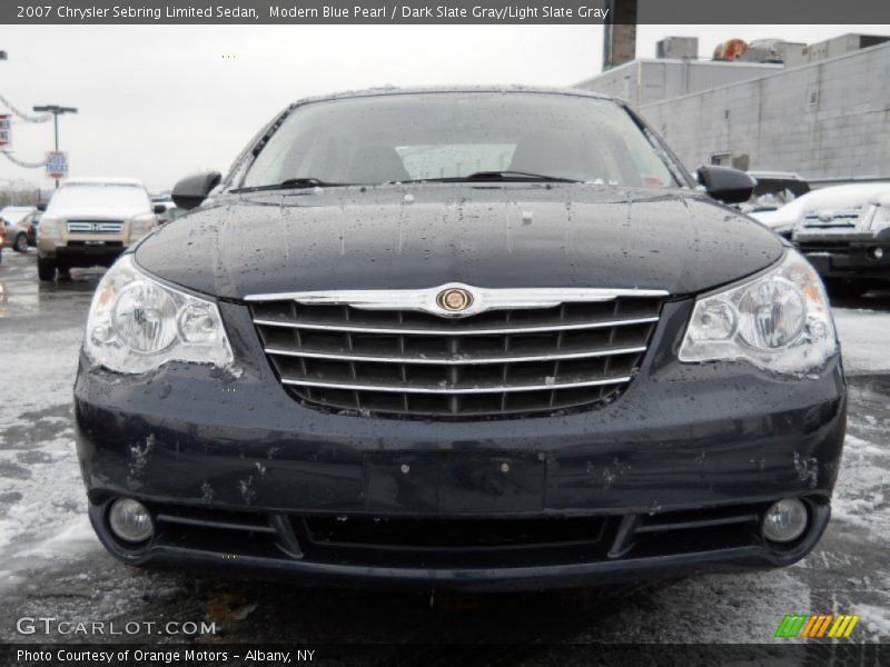 Modern Blue Pearl / Dark Slate Gray/Light Slate Gray 2007 Chrysler Sebring Limited Sedan
