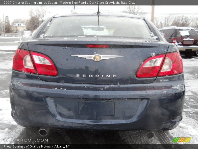Modern Blue Pearl / Dark Slate Gray/Light Slate Gray 2007 Chrysler Sebring Limited Sedan