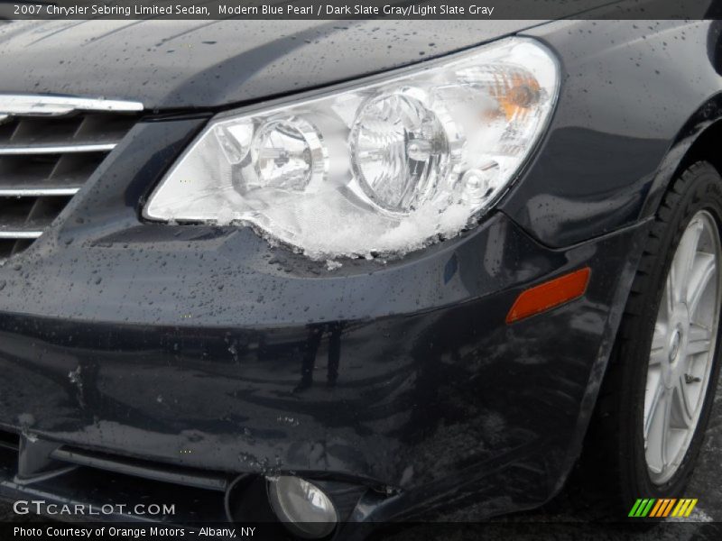 Modern Blue Pearl / Dark Slate Gray/Light Slate Gray 2007 Chrysler Sebring Limited Sedan