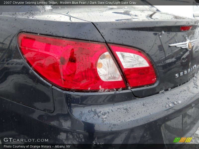 Modern Blue Pearl / Dark Slate Gray/Light Slate Gray 2007 Chrysler Sebring Limited Sedan