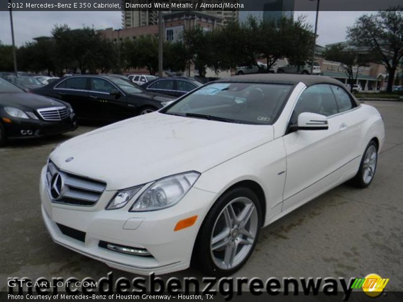 Diamond White Metallic / Almond/Mocha 2012 Mercedes-Benz E 350 Cabriolet