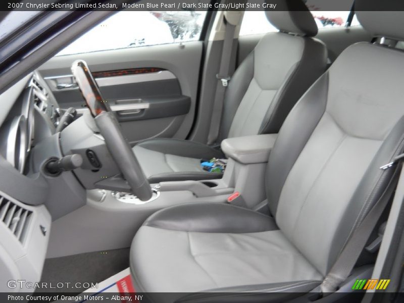 Modern Blue Pearl / Dark Slate Gray/Light Slate Gray 2007 Chrysler Sebring Limited Sedan