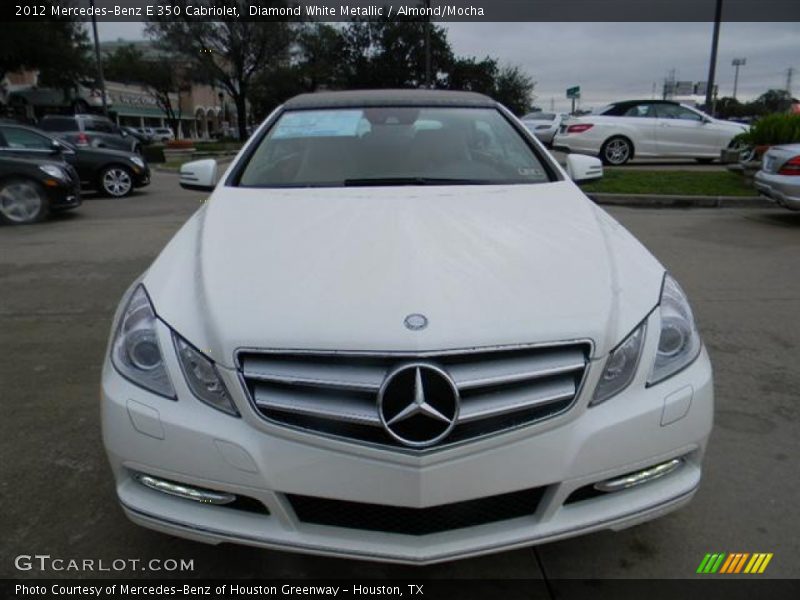 Diamond White Metallic / Almond/Mocha 2012 Mercedes-Benz E 350 Cabriolet