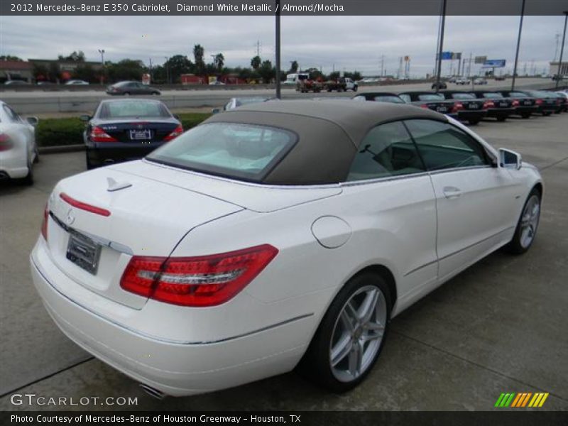 Diamond White Metallic / Almond/Mocha 2012 Mercedes-Benz E 350 Cabriolet