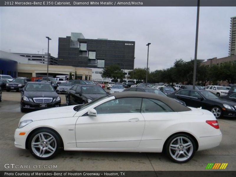 Diamond White Metallic / Almond/Mocha 2012 Mercedes-Benz E 350 Cabriolet