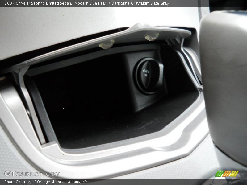 Modern Blue Pearl / Dark Slate Gray/Light Slate Gray 2007 Chrysler Sebring Limited Sedan