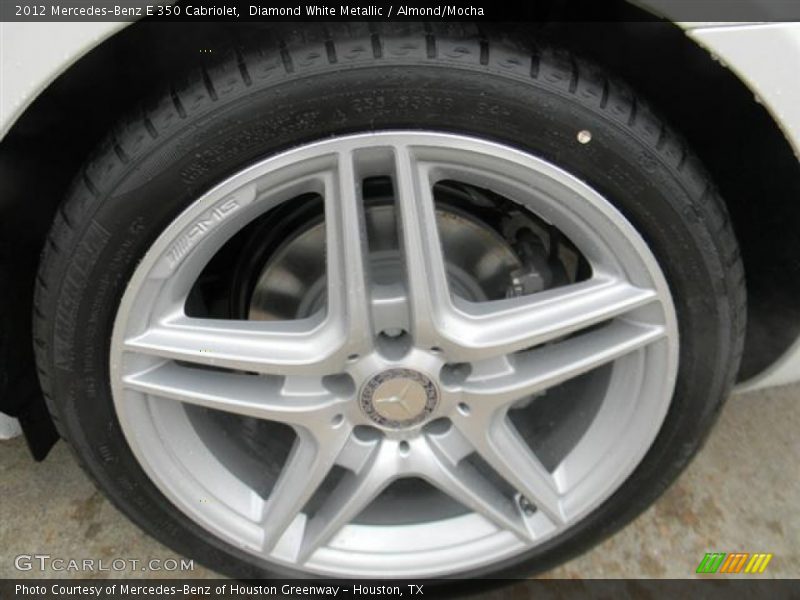Diamond White Metallic / Almond/Mocha 2012 Mercedes-Benz E 350 Cabriolet