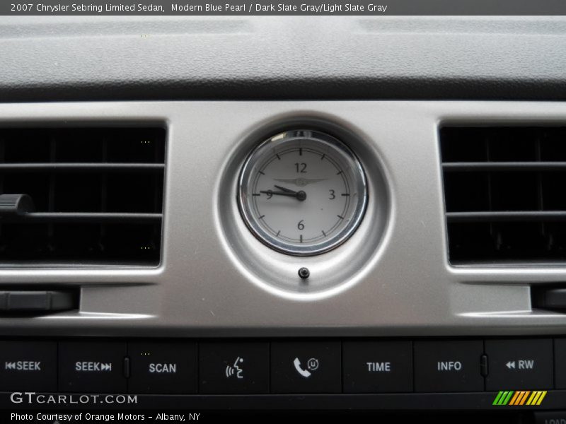 Modern Blue Pearl / Dark Slate Gray/Light Slate Gray 2007 Chrysler Sebring Limited Sedan