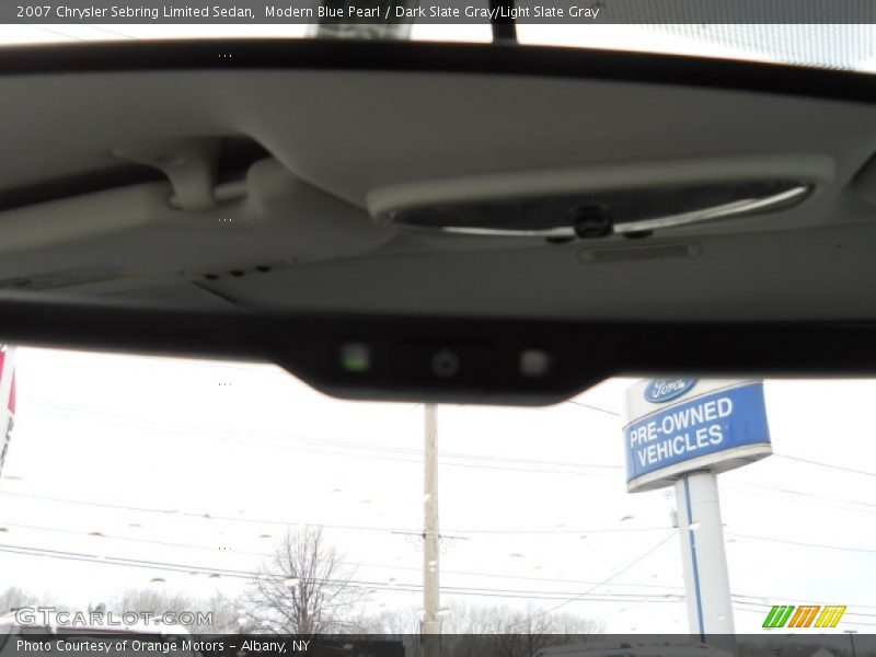 Modern Blue Pearl / Dark Slate Gray/Light Slate Gray 2007 Chrysler Sebring Limited Sedan