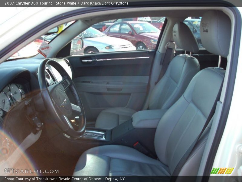 Stone White / Dark Khaki/Light Graystone 2007 Chrysler 300 Touring
