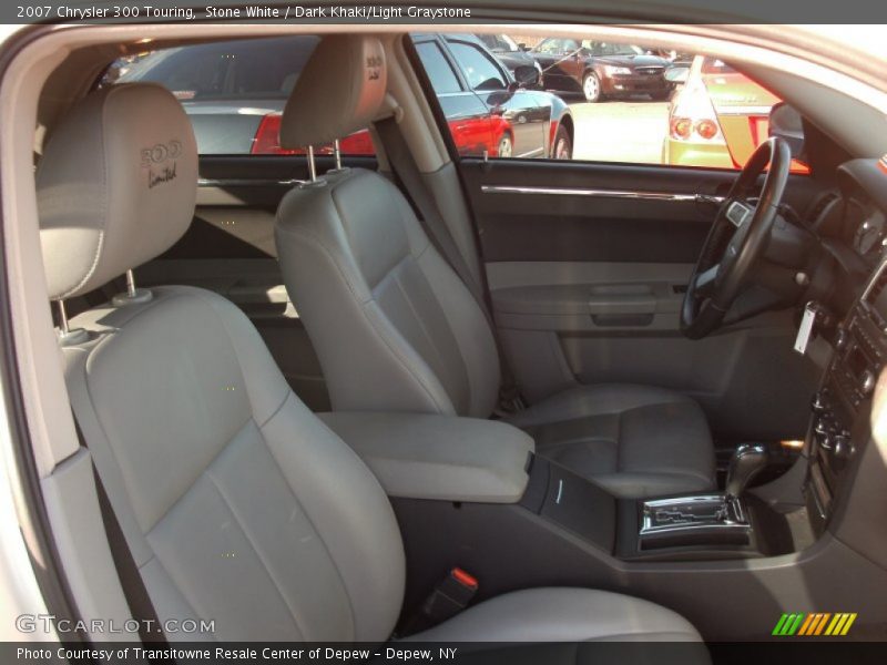 Stone White / Dark Khaki/Light Graystone 2007 Chrysler 300 Touring