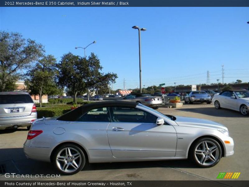 Iridium Silver Metallic / Black 2012 Mercedes-Benz E 350 Cabriolet