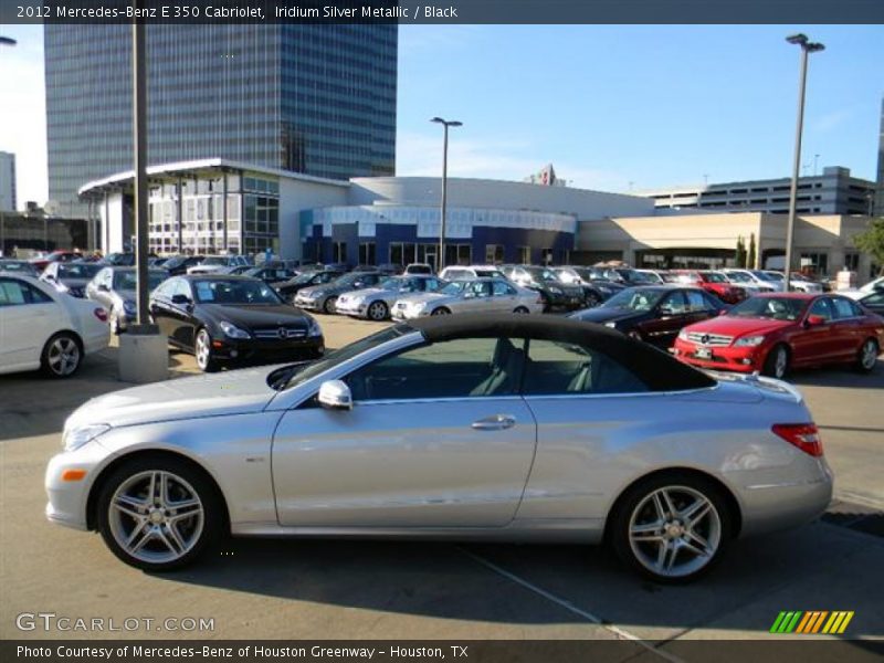 Iridium Silver Metallic / Black 2012 Mercedes-Benz E 350 Cabriolet