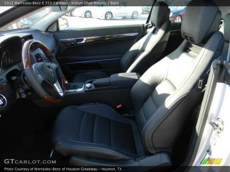 Iridium Silver Metallic / Black 2012 Mercedes-Benz E 350 Cabriolet