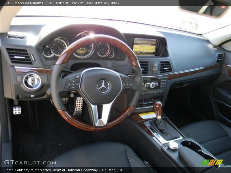 Iridium Silver Metallic / Black 2012 Mercedes-Benz E 350 Cabriolet