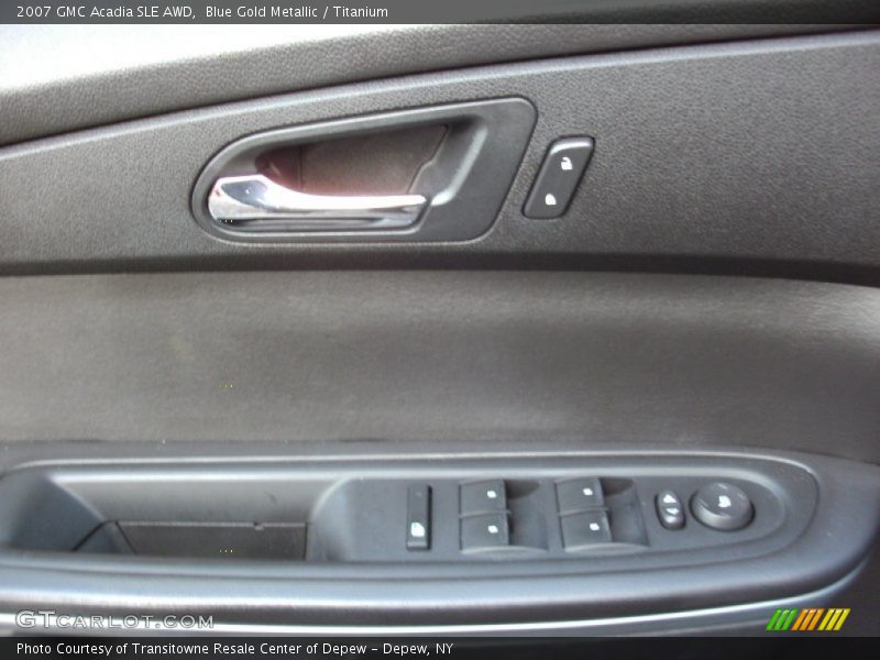 Blue Gold Metallic / Titanium 2007 GMC Acadia SLE AWD