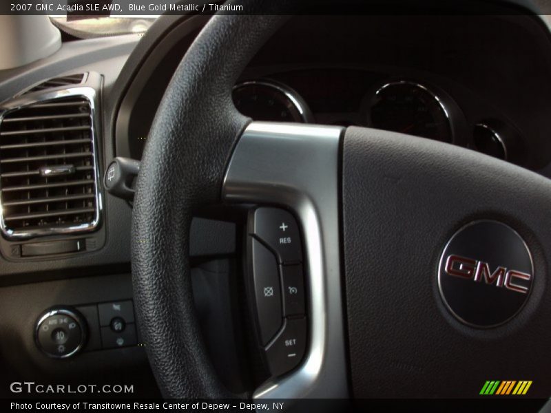 Blue Gold Metallic / Titanium 2007 GMC Acadia SLE AWD