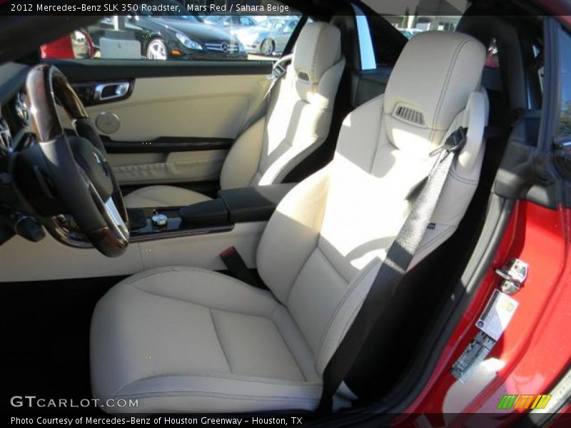 Mars Red / Sahara Beige 2012 Mercedes-Benz SLK 350 Roadster