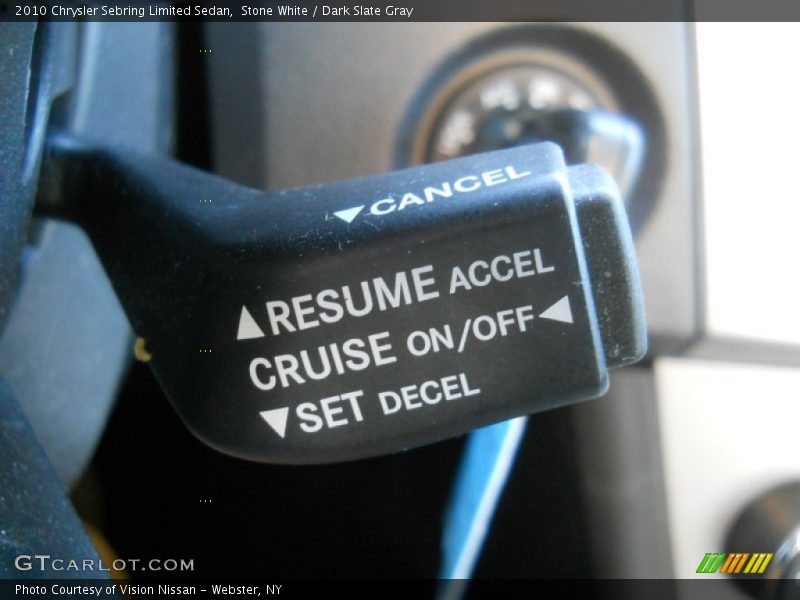 Stone White / Dark Slate Gray 2010 Chrysler Sebring Limited Sedan