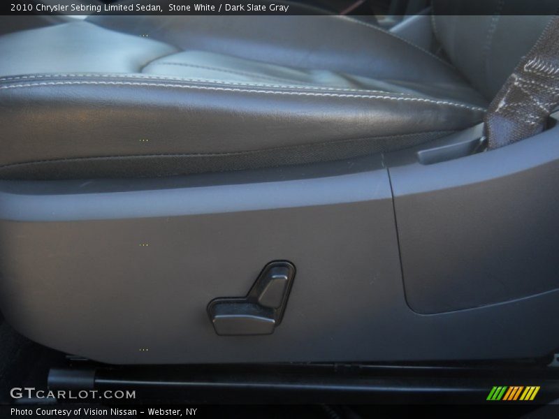 Stone White / Dark Slate Gray 2010 Chrysler Sebring Limited Sedan