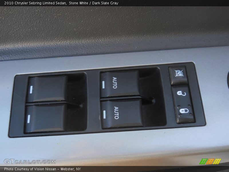 Stone White / Dark Slate Gray 2010 Chrysler Sebring Limited Sedan