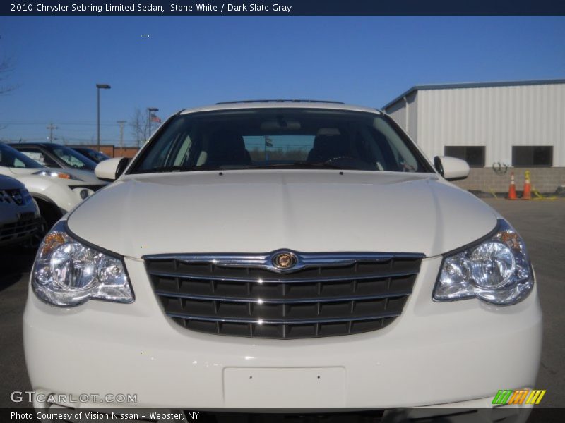 Stone White / Dark Slate Gray 2010 Chrysler Sebring Limited Sedan