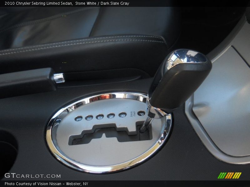 Stone White / Dark Slate Gray 2010 Chrysler Sebring Limited Sedan