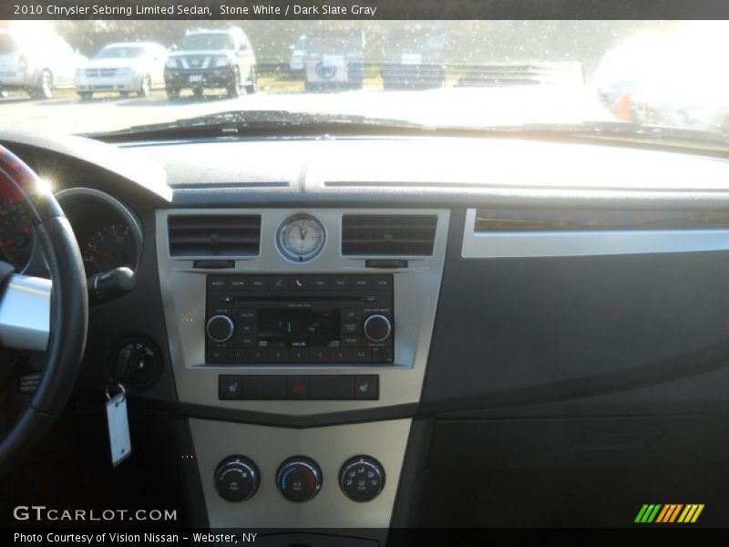 Stone White / Dark Slate Gray 2010 Chrysler Sebring Limited Sedan