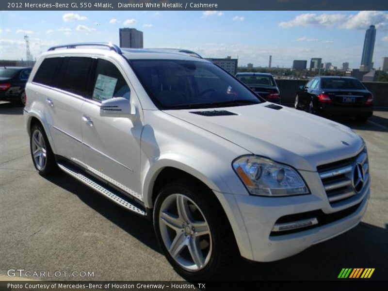 Diamond White Metallic / Cashmere 2012 Mercedes-Benz GL 550 4Matic