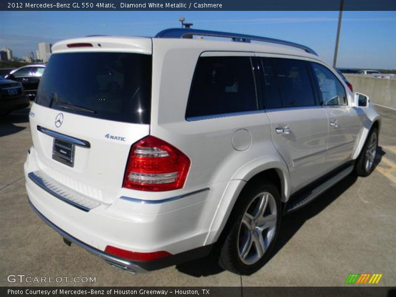 Diamond White Metallic / Cashmere 2012 Mercedes-Benz GL 550 4Matic