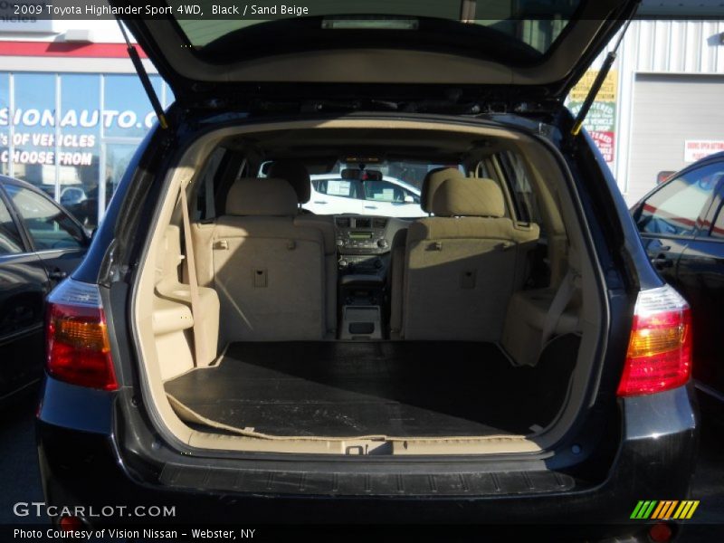 Black / Sand Beige 2009 Toyota Highlander Sport 4WD