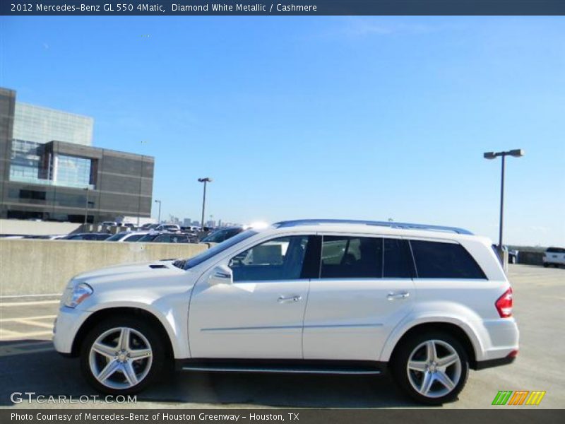 Diamond White Metallic / Cashmere 2012 Mercedes-Benz GL 550 4Matic