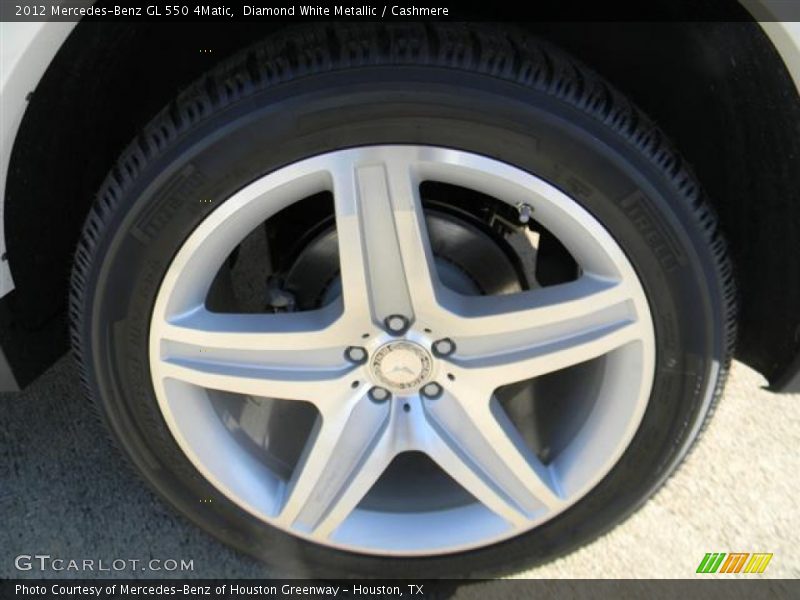 Diamond White Metallic / Cashmere 2012 Mercedes-Benz GL 550 4Matic
